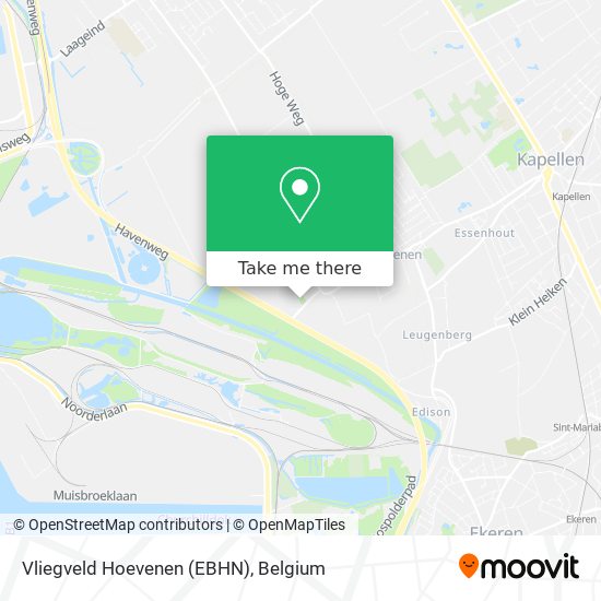 Vliegveld Hoevenen (EBHN) map