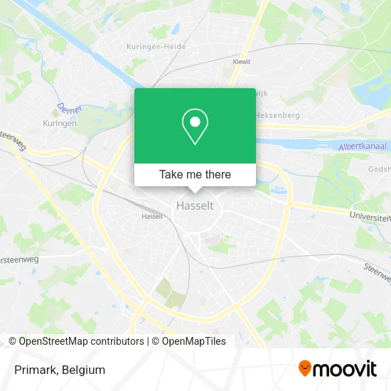 Primark map