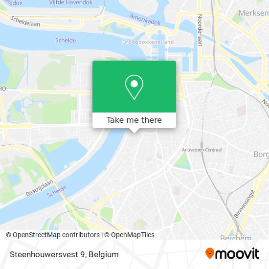 Steenhouwersvest 9 map