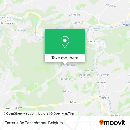 Tarterie De Tancrémont map