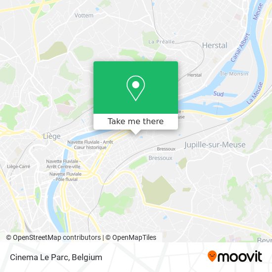 Cinema Le Parc map