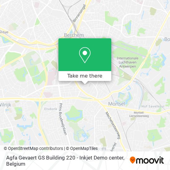 Agfa Gevaert GS Building 220 - Inkjet Demo center map