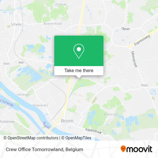 Crew Office Tomorrowland map