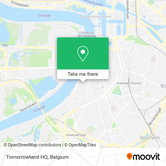 Tomorrowland HQ map