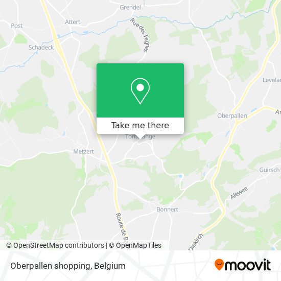 Oberpallen shopping map