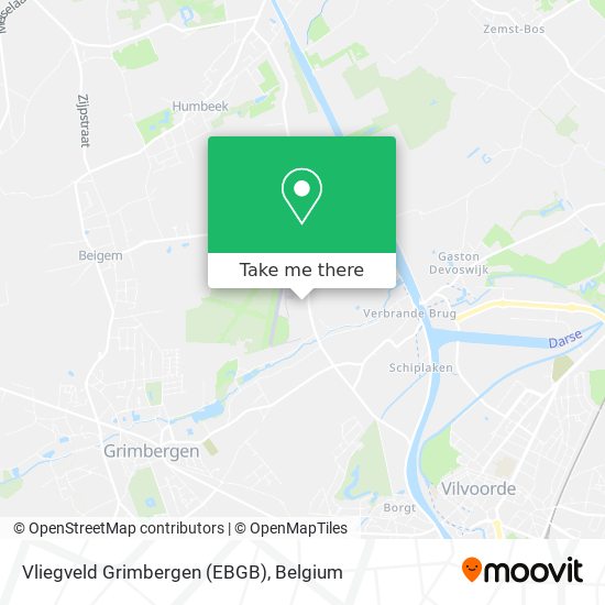 Vliegveld Grimbergen (EBGB) map