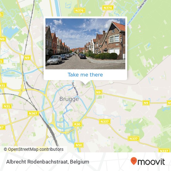 Albrecht Rodenbachstraat map