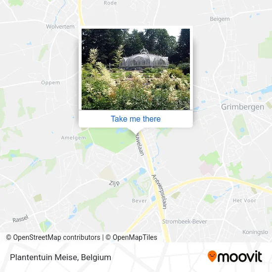 Plantentuin Meise map