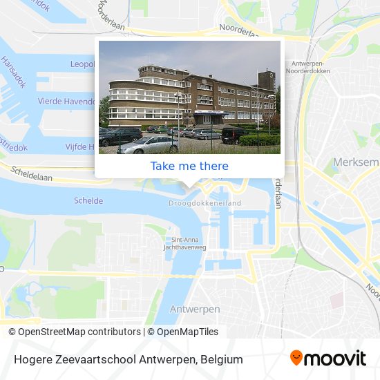Hogere Zeevaartschool Antwerpen map