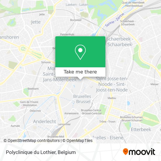Polyclinique du Lothier map