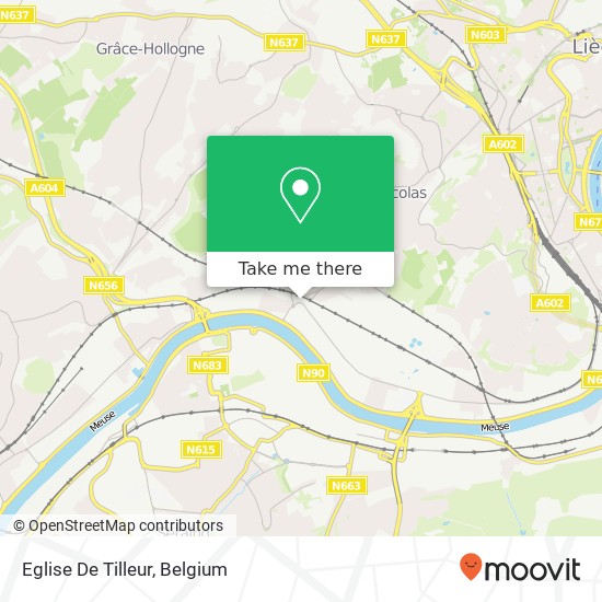 Eglise De Tilleur map