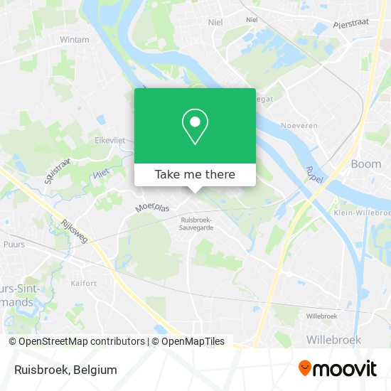 Ruisbroek map