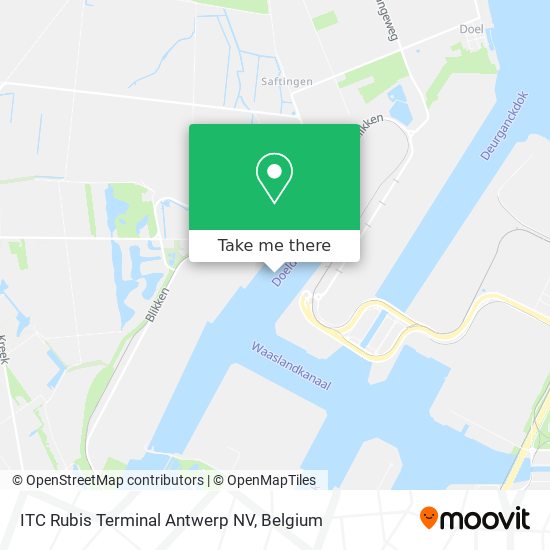 ITC Rubis Terminal Antwerp NV map