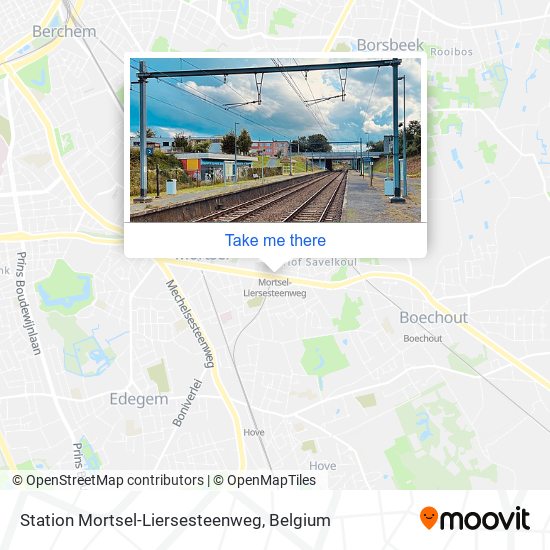 Station Mortsel-Liersesteenweg plan