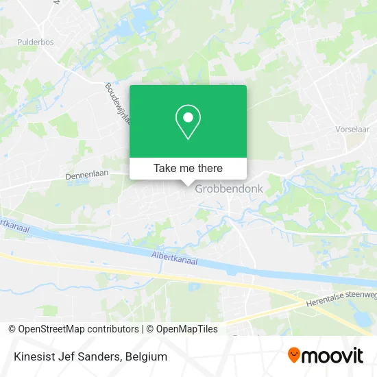 Kinesist Jef Sanders map