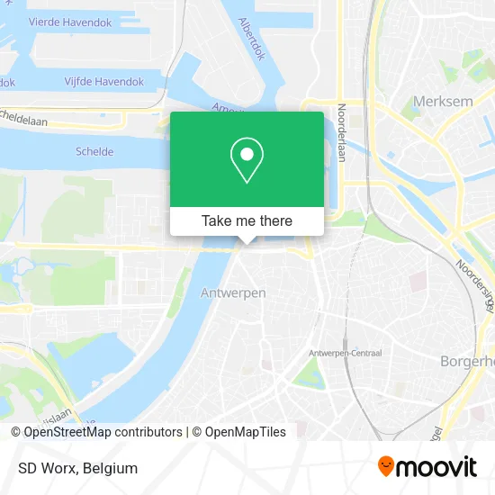 SD Worx map