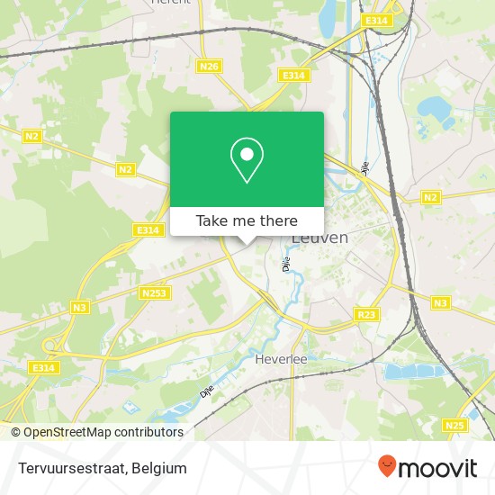 Tervuursestraat map