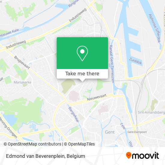 Edmond van Beverenplein map