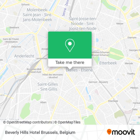 Beverly Hills Hotel Brussels plan