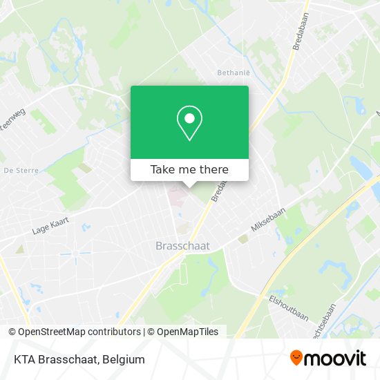 KTA Brasschaat map