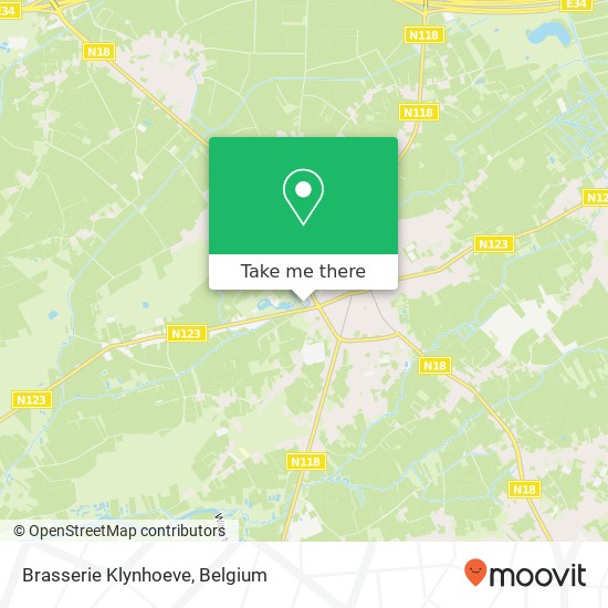 Brasserie Klynhoeve map