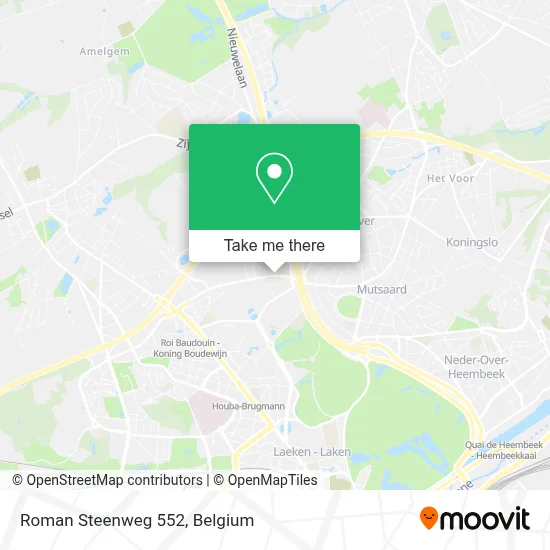 Roman Steenweg 552 map