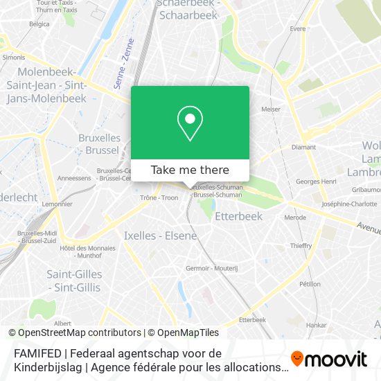 FAMIFED | Federaal agentschap voor de Kinderbijslag | Agence fédérale pour les allocations familial plan