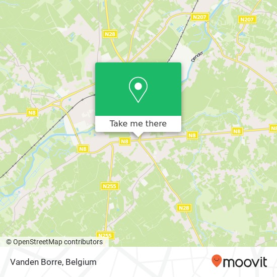 Vanden Borre map