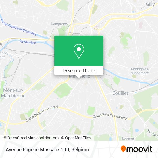 Avenue Eugène Mascaux 100 plan