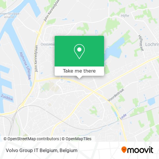 Volvo Group IT Belgium map