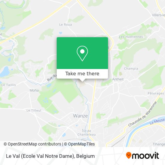 Le Val (Ecole Val Notre Dame) map