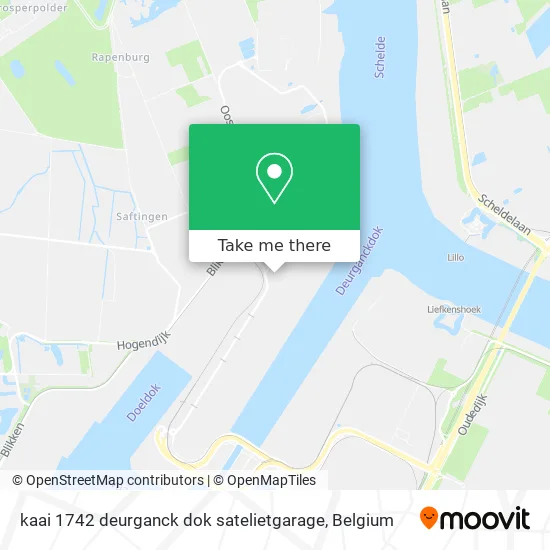 kaai 1742 deurganck dok satelietgarage map