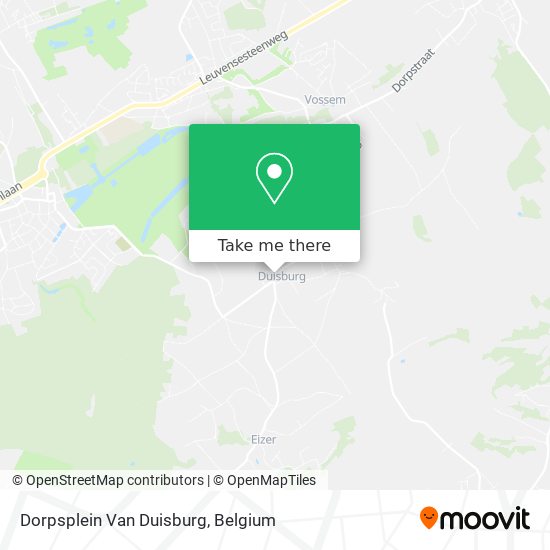 Dorpsplein Van Duisburg plan