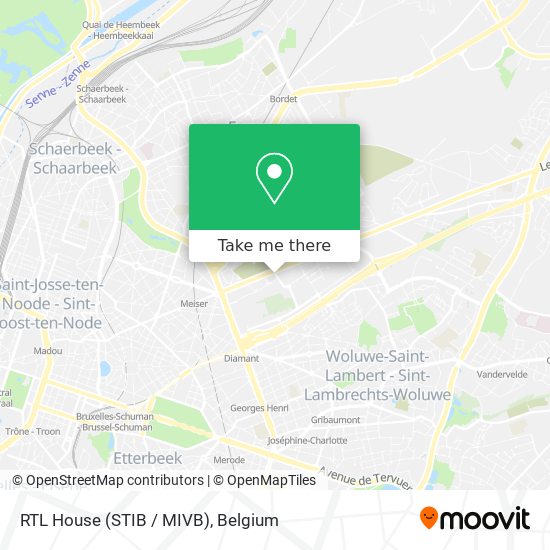 RTL House (STIB / MIVB) map