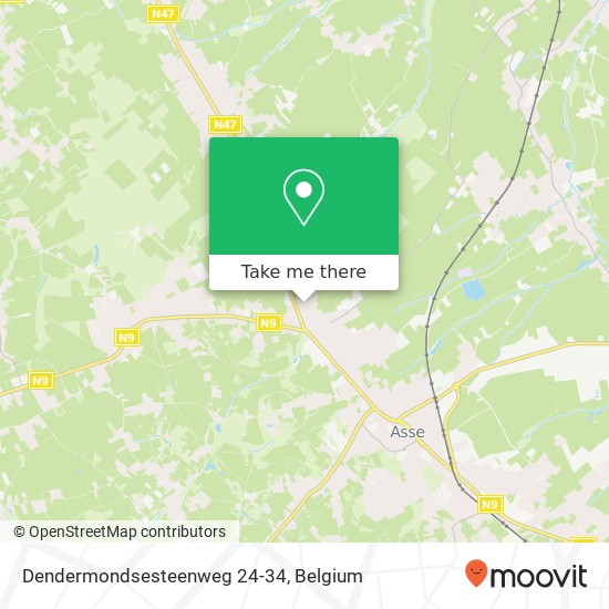 Dendermondsesteenweg 24-34 map