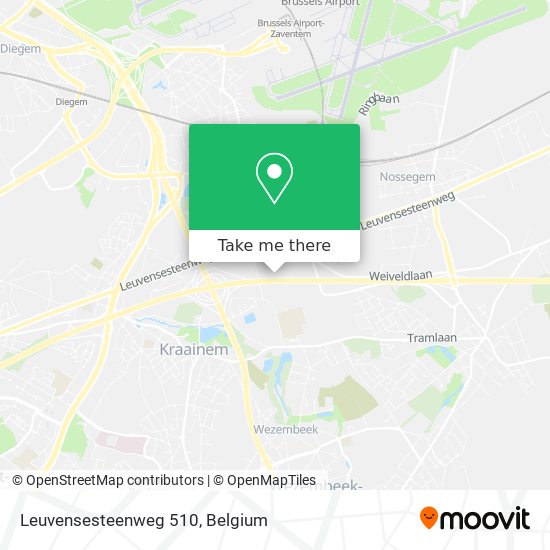 Leuvensesteenweg 510 map