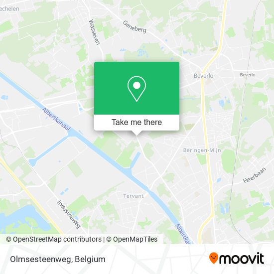 Olmsesteenweg map