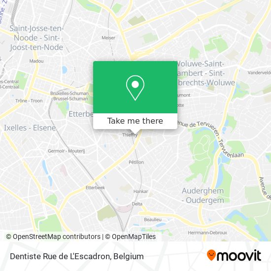 Dentiste Rue de L'Escadron map