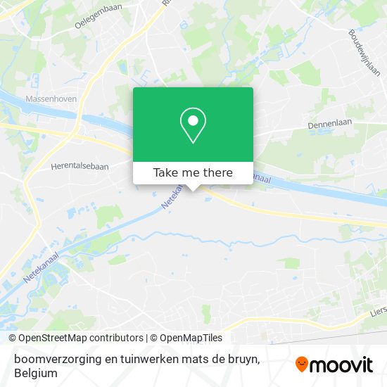 boomverzorging en tuinwerken mats de bruyn map