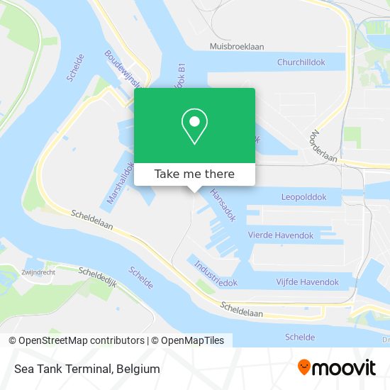 Sea Tank Terminal map