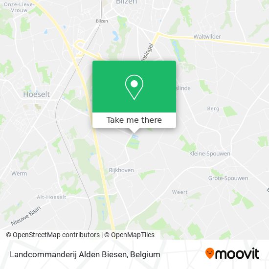 Landcommanderij Alden Biesen plan