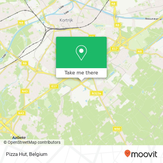 Pizza Hut map