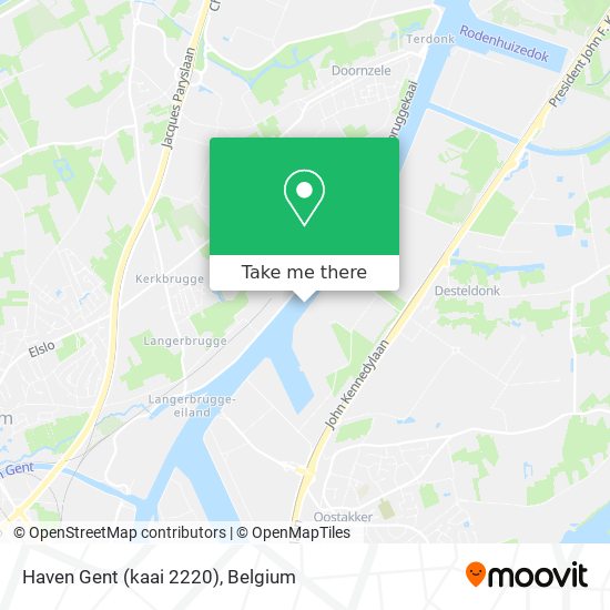 Haven Gent (kaai 2220) plan