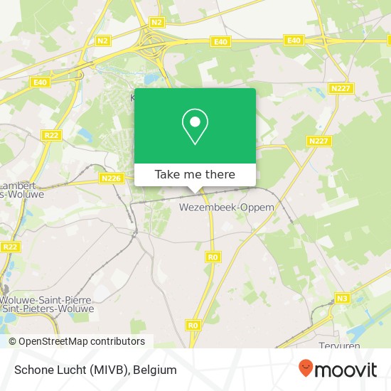 Schone Lucht (MIVB) map