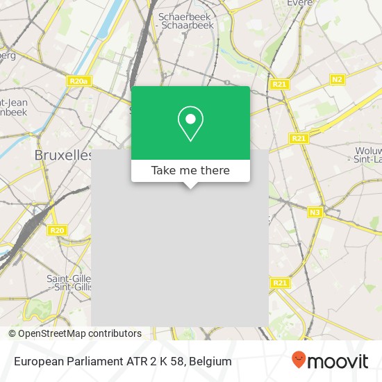 European Parliament ATR 2 K 58 map