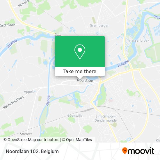 Noordlaan 102 map