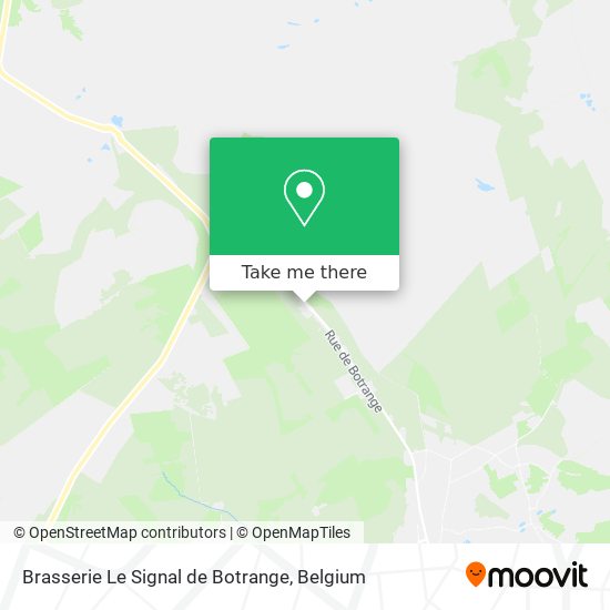 Brasserie Le Signal de Botrange map