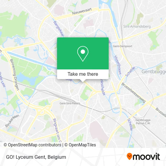 GO! Lyceum Gent map