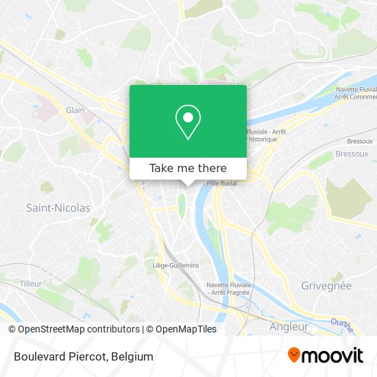 Boulevard Piercot map