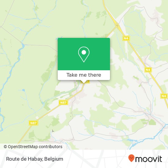 Route de Habay map
